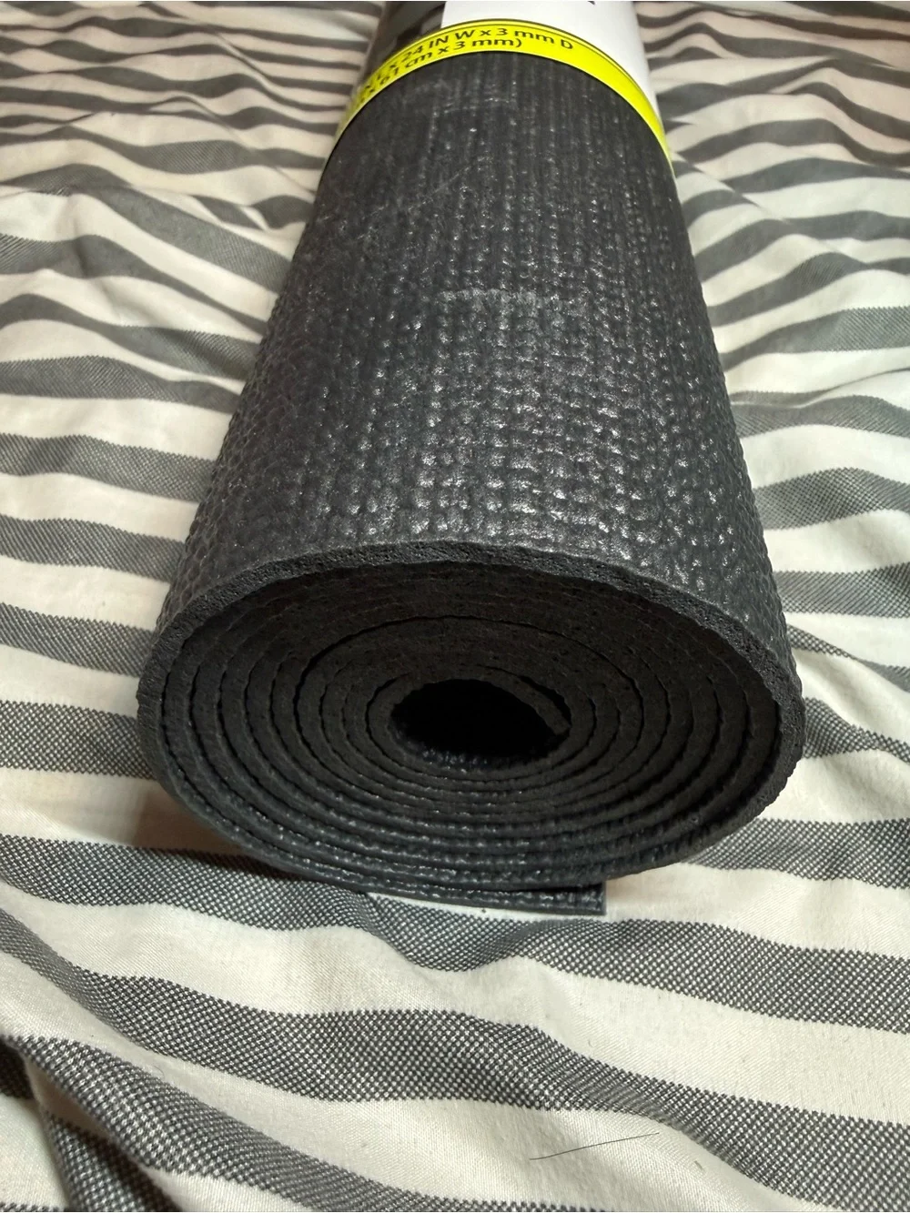 Dynamic Gear Premium Yoga Mat 68” x 24” x 3mm Black | New